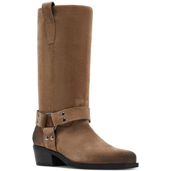 Steve Madden Shoes - Steve Madden Womens Square Toe Ruskin Tall Engineer Booties Brown Size 8M NIB